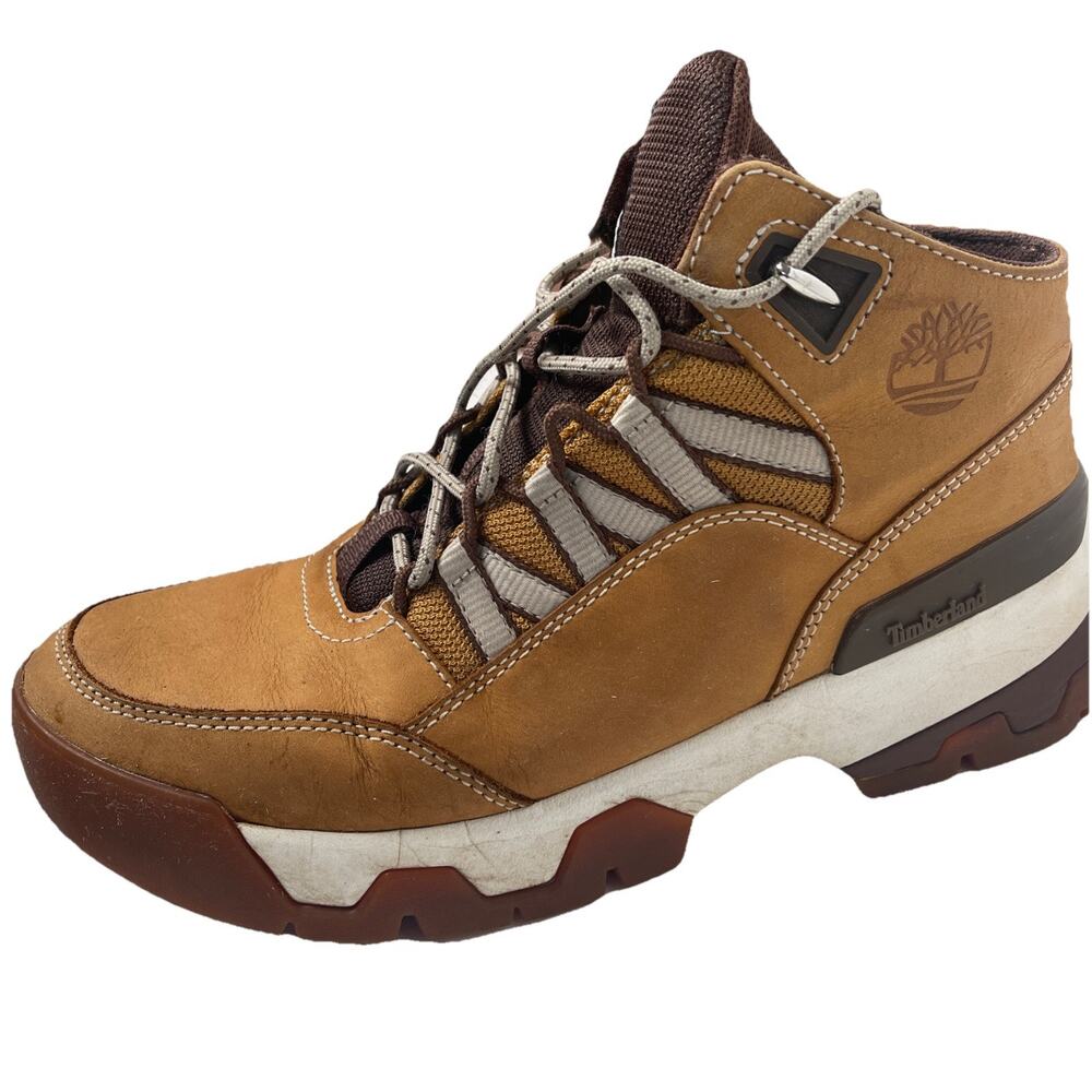 Timberland Euro Swift Mid Hiker Waterproof Boots Brown Tan Women's 7.5